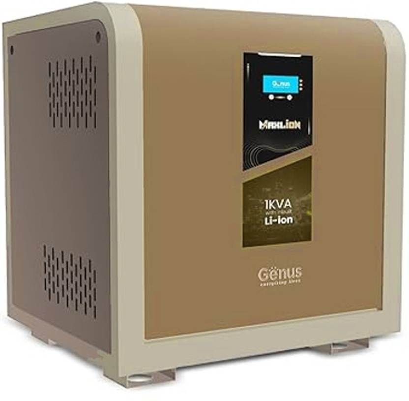 Genus Maxilion 1000 VA Inverter with Integrated 1280Wh Lithium Ion Genus Maxilion 1000 VA Inverter with Integrated 1280Wh Lithium Ion