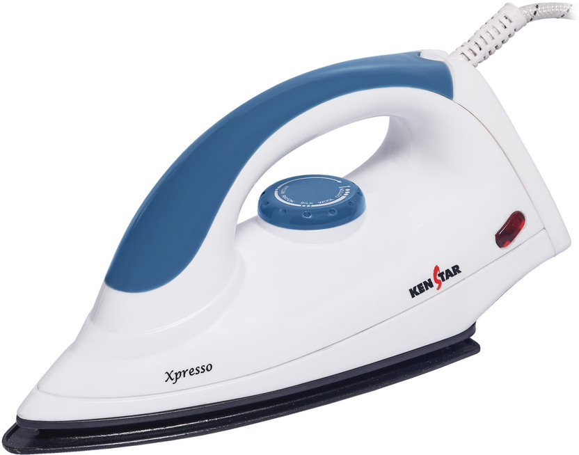 63% Off Kenstar Xpresso 1000 W Dry Iron White & Blue