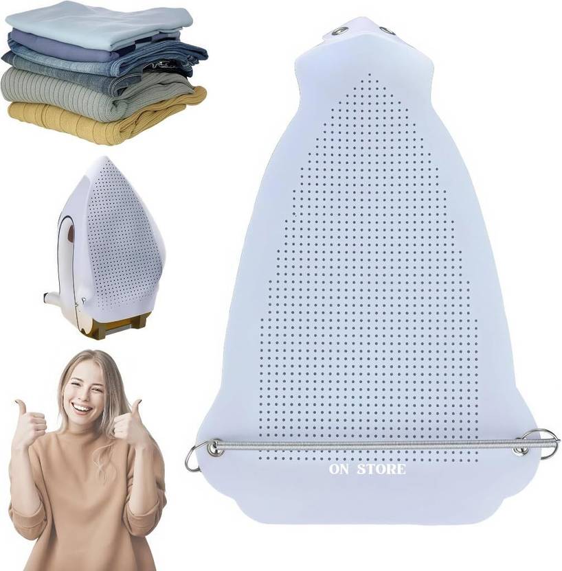 LULUBUY Iron Cover Perforated Sole Plate Shield, Non Stick Steam Guard Accessory Ironing Mat
