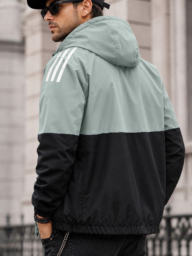 MOTREX Men Colorblock Casual Jacket - Image 2