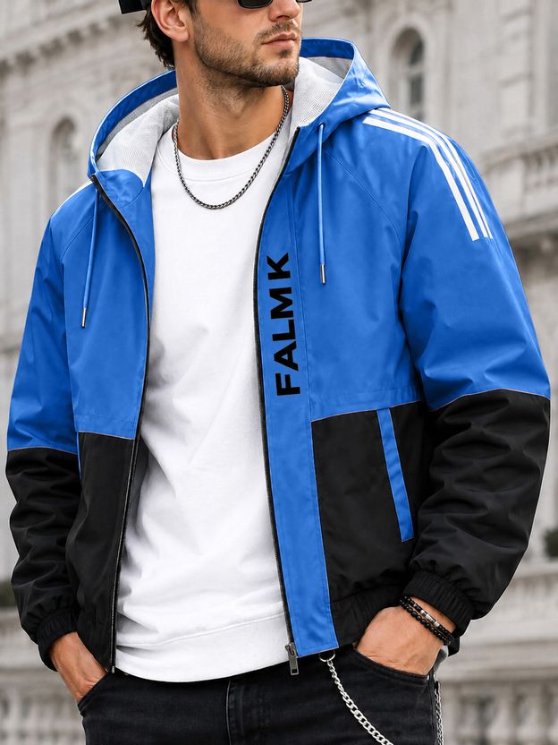 MOTREX Men Colorblock Casual Jacket - Image 7
