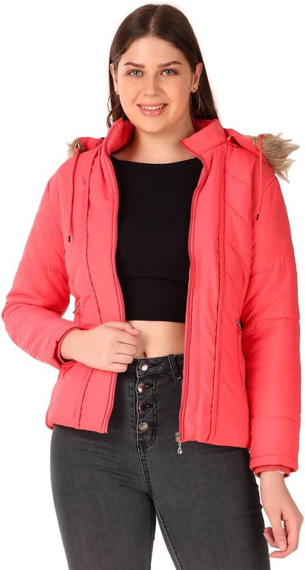 BRAZO Women Solid Puffer Jacket