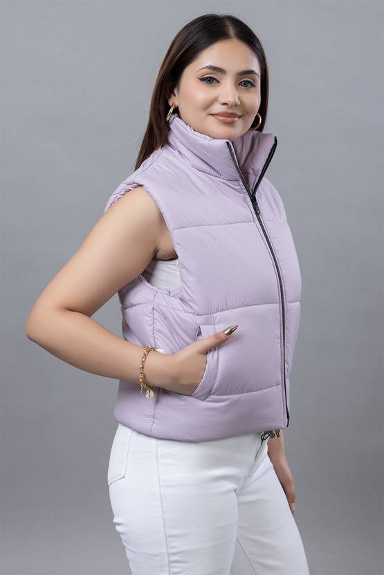 BAYSTREET Sleeveless Solid Women Jacket