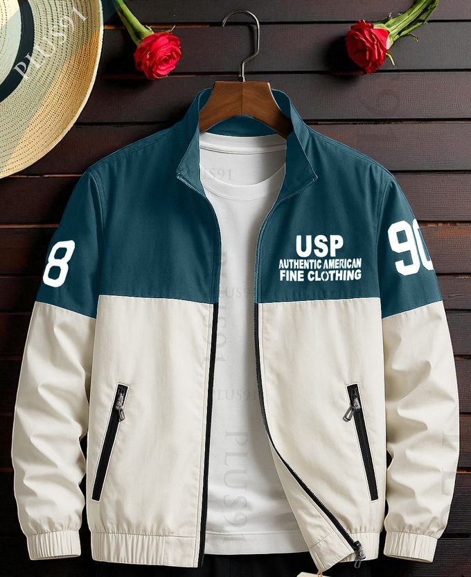 Plus91 Men Colorblock Casual Jacket - Image 4