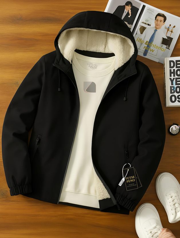 FUTSE PENO Men Solid Casual Jacket - Image 1