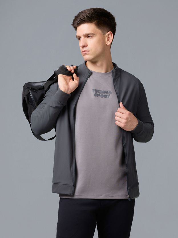 ADIDAS Men Solid Sports Jacket - Image 10