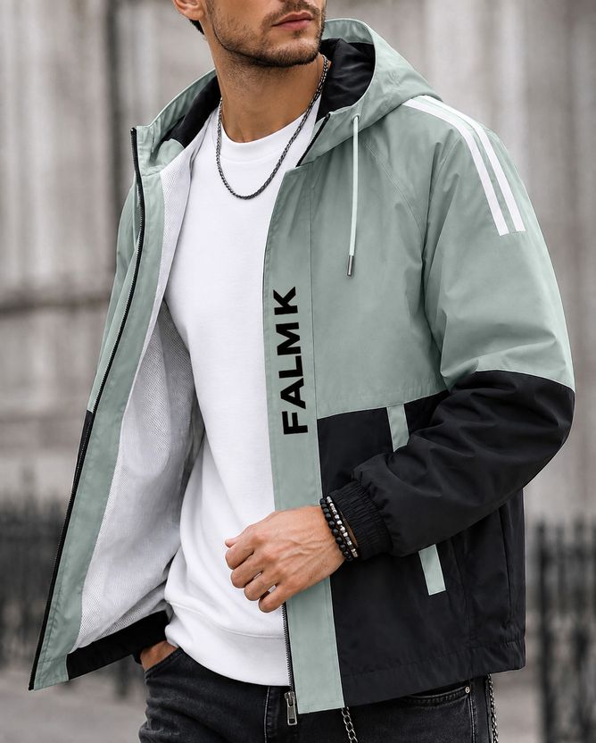 MOTREX Men Colorblock Casual Jacket - Image 4