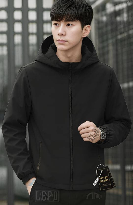 FUTSE PENO Men Solid Casual Jacket - Image 2