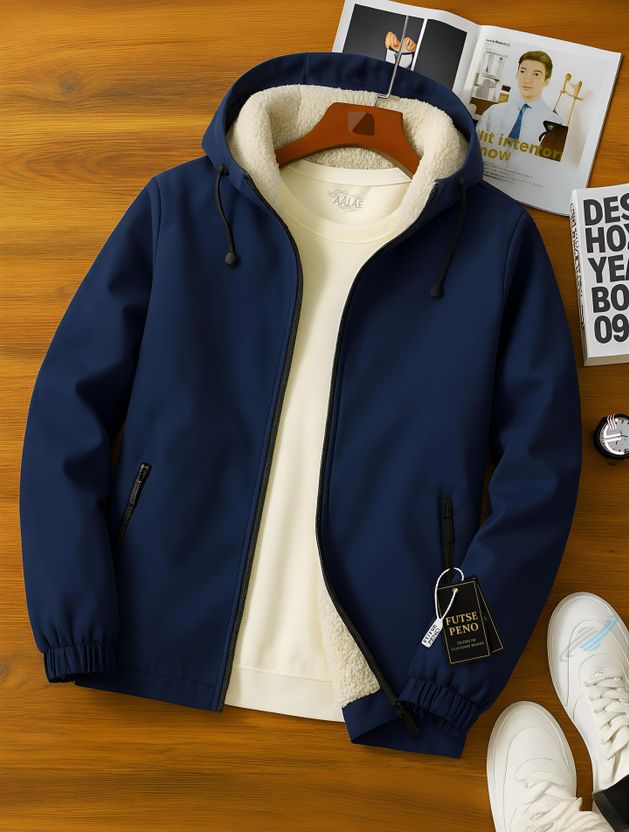 FUTSE PENO Men Solid Casual Jacket - Image 7