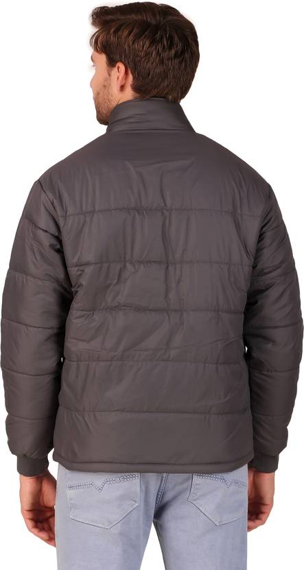 Men Solid Quilted Jacket