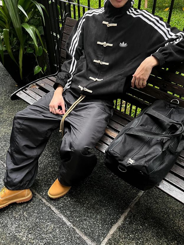 Exotixx Men & Women Striped Bomber Jacket - Image 1