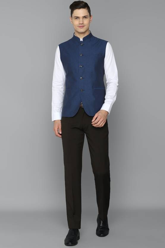 Men Solid Nehru Jacket