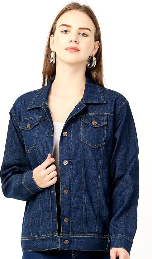 stylemyth Full Sleeve Solid Women Denim Jacket - Buy stylemyth Full ...