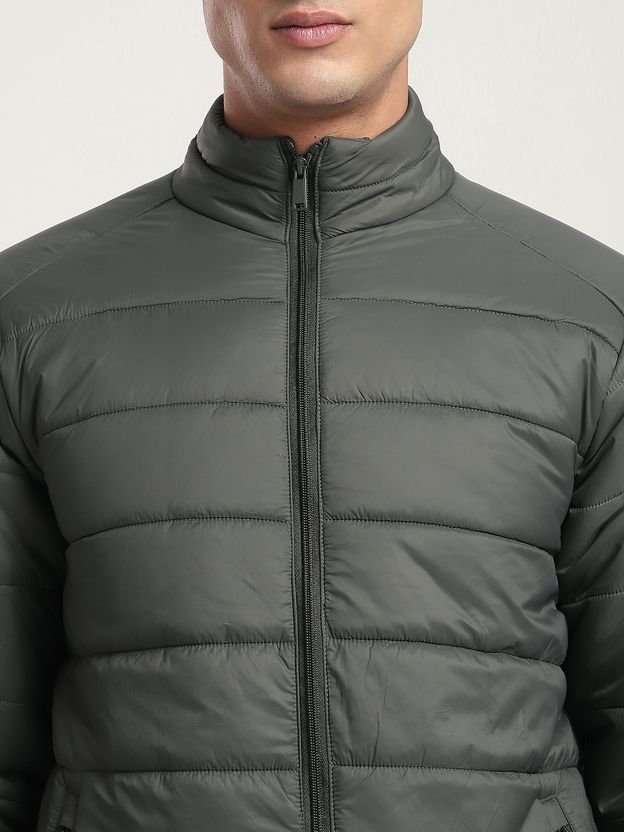 R&B Men Self Design Puffer Jacket - Image 4