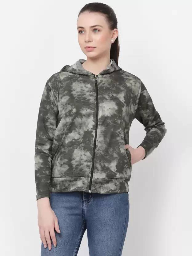 UZARUS Women Dyed/Ombre Casual Jacket
