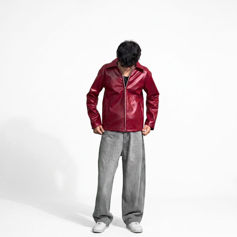 YDWC Men Solid Casual Jacket - Image 4