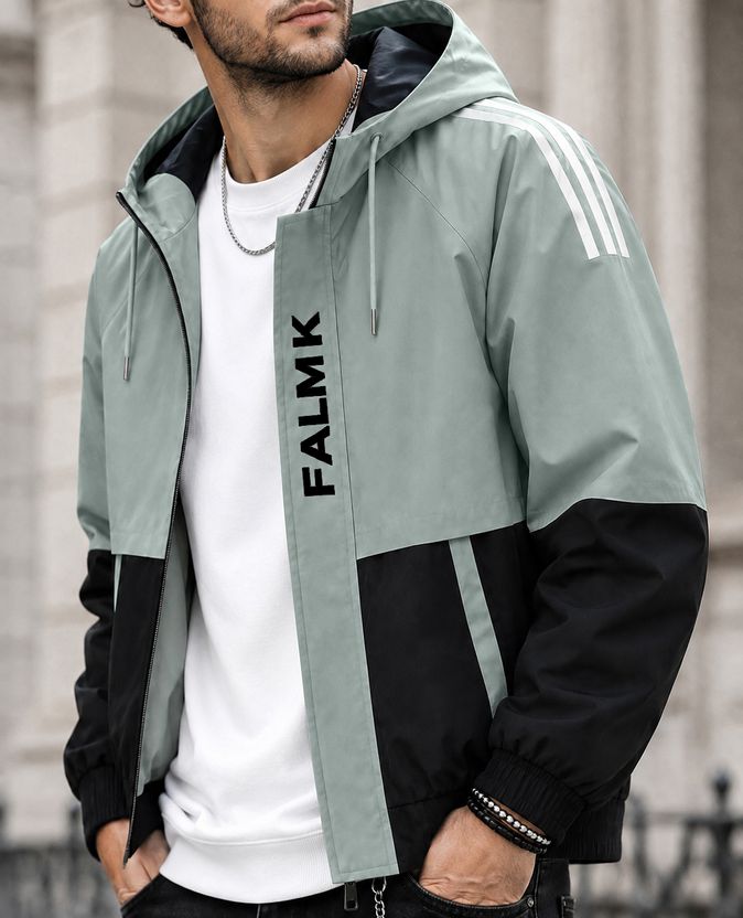 MOTREX Men Colorblock Casual Jacket - Image 3