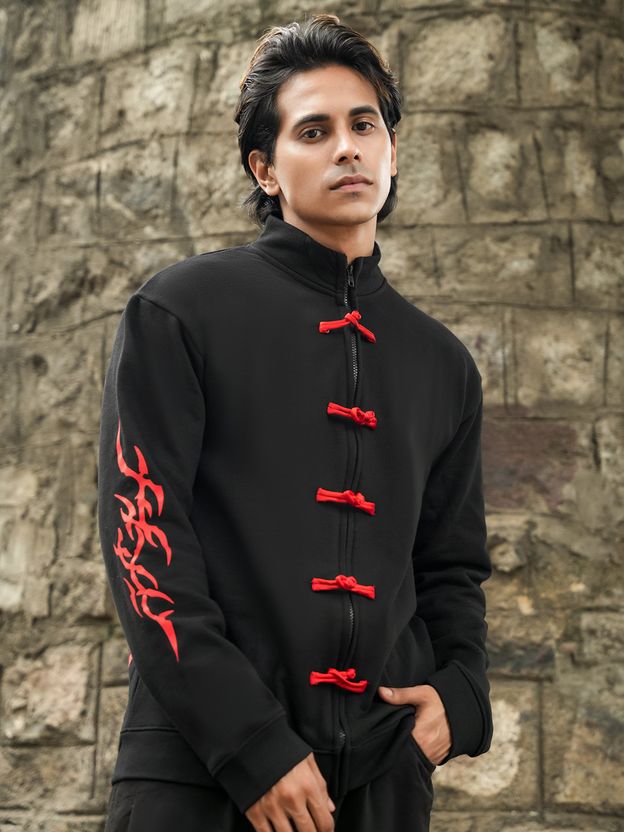 Onestreet Men Solid Leather Jacket - Image 4