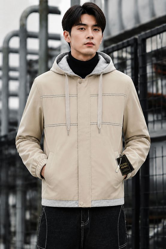 FUTSE PENO Full Sleeve Solid Men Jacket - Image 3