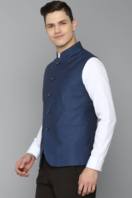Men Solid Nehru Jacket