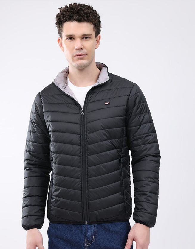 R&B Men Self Design Puffer Jacket - Image 5