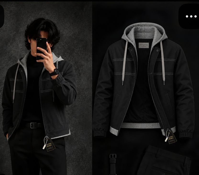 FUTSE PENO Full Sleeve Solid Men Jacket - Image 6