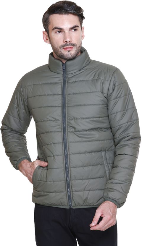 SANHOK Men Solid Padded Jacket - Image 9