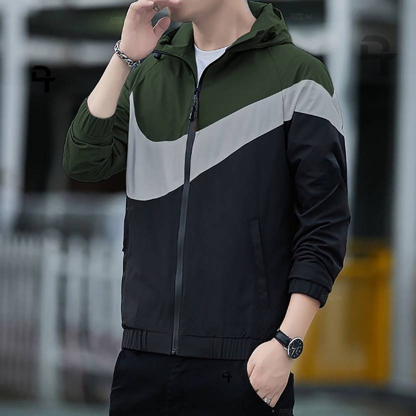 VERTICALS Men Colorblock Casual Jacket