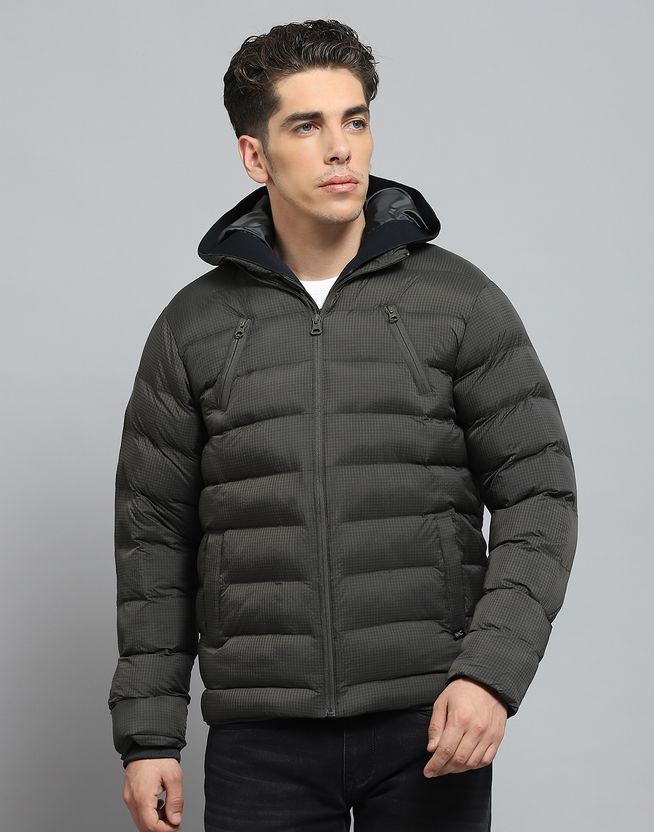 R&B Men Self Design Puffer Jacket - Image 9