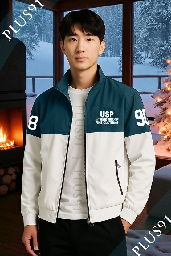 Plus91 Men Colorblock Casual Jacket - Image 3