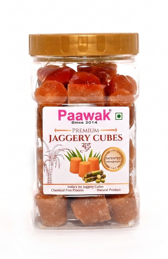 Paawak Jaggery Cubes (500gm) Cubes Jaggery