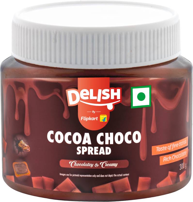 Delish by Flipkart Cocoa and Chocolate Spread 300 g Price in India