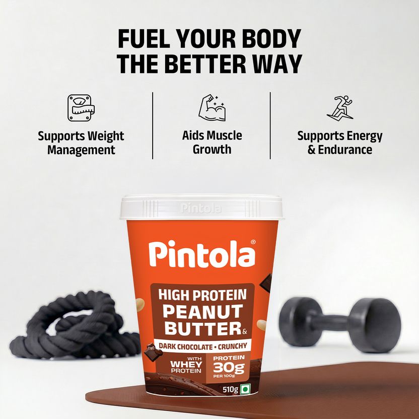 Pintola Dark Chocolate Crunchy Peanut Butter 510g - Image 7