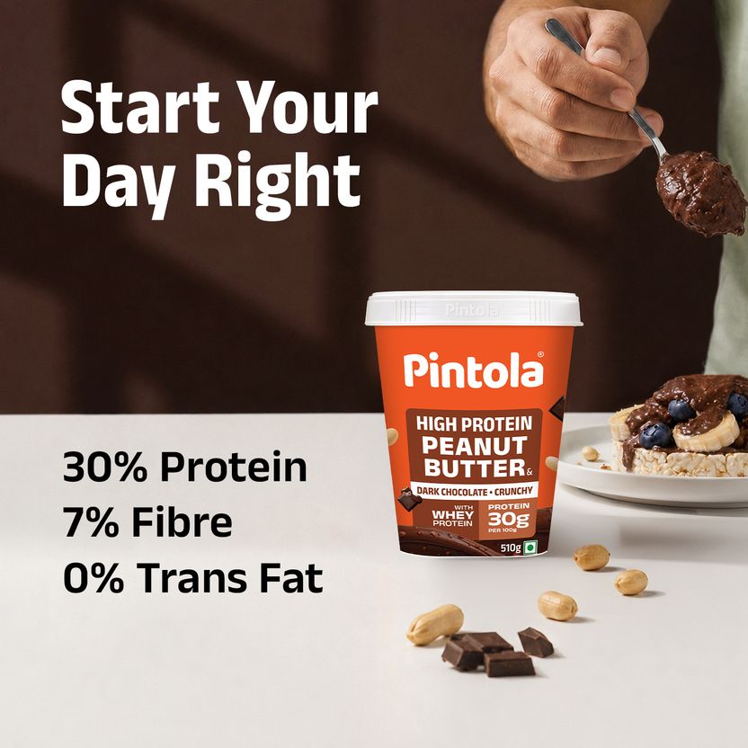 Pintola Dark Chocolate Crunchy Peanut Butter 510g - Image 3