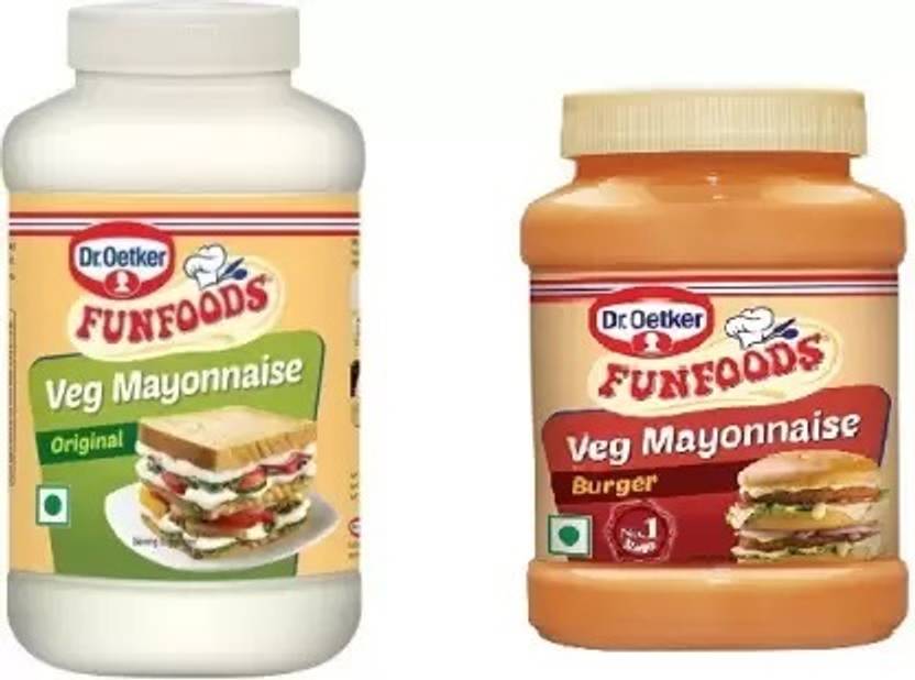 FUNFOODS VEG. MAYONNAISE ORIGINAL 400g + BURGER 250g 325 g Price in