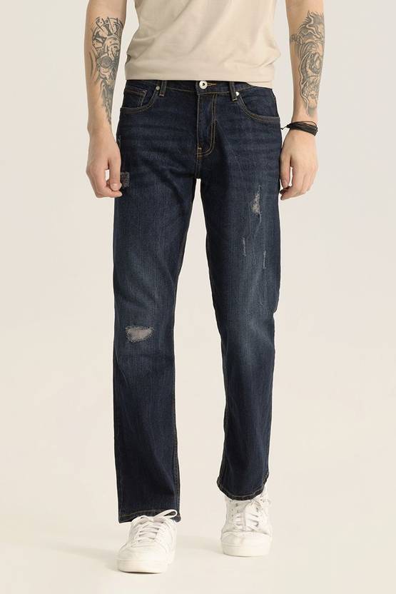 Snitch Boot-Leg Men Blue Jeans
