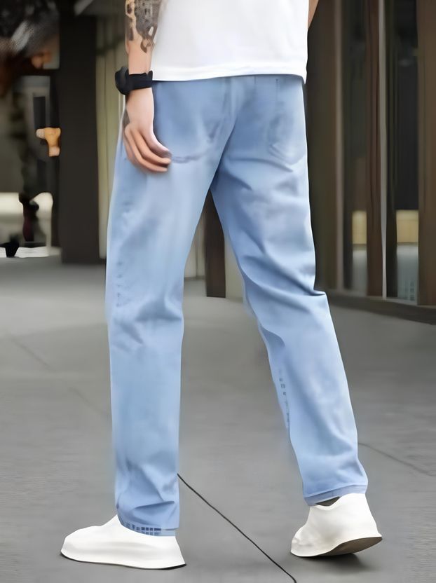 KD KRSNA OF DENIM Men Light Blue Jeans - Image 2
