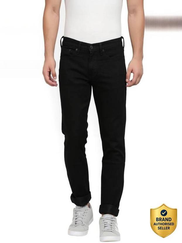 LEVI'S 527 Men Boot-Leg Mid Rise Black Jeans