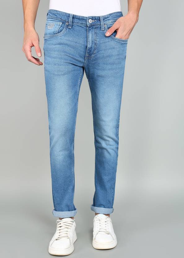 U.S. Polo Assn. Denim Co. Men Slim Mid Rise Blue Jeans