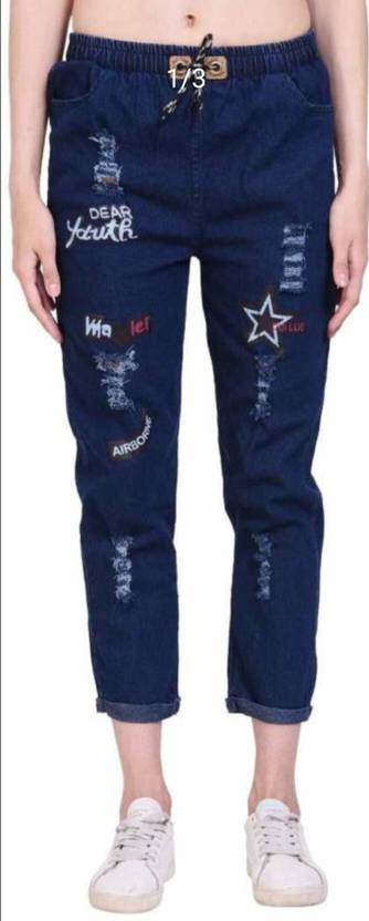Miraksh Jogger Fit Women Black Jeans