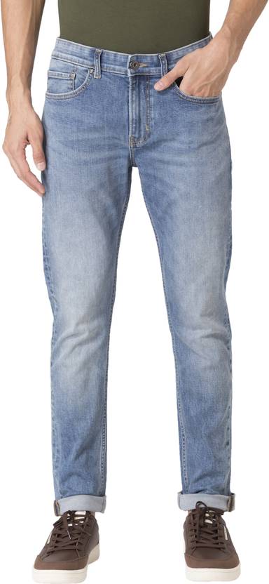 RED TAPE Men Skinny Mid Rise Blue Jeans