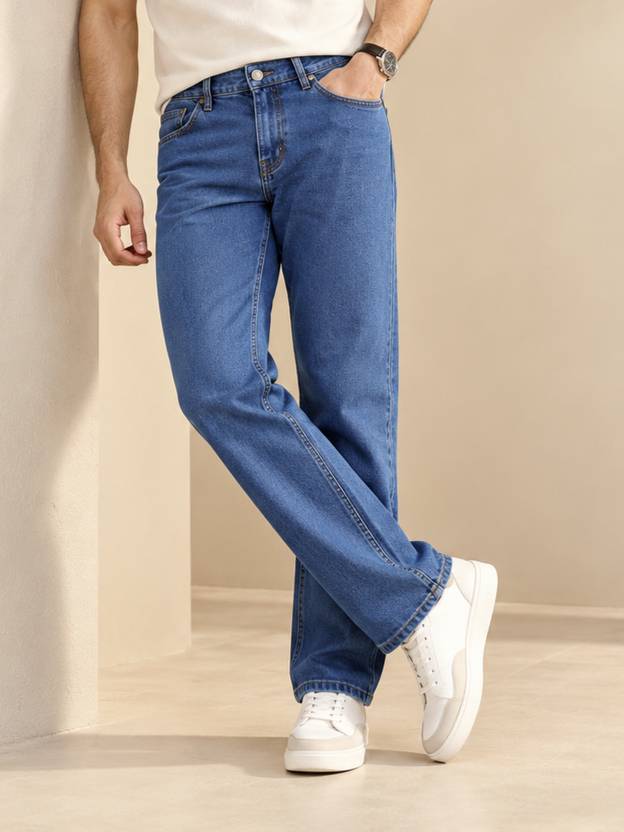 Zush Men Regular Mid Rise Blue Jeans