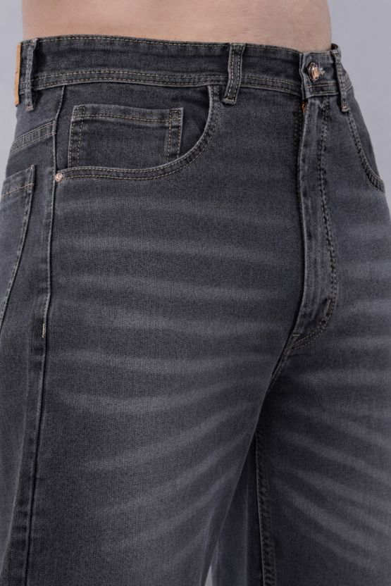 NIVASU Men Straight Fit Mid Rise Grey Jeans - Image 5