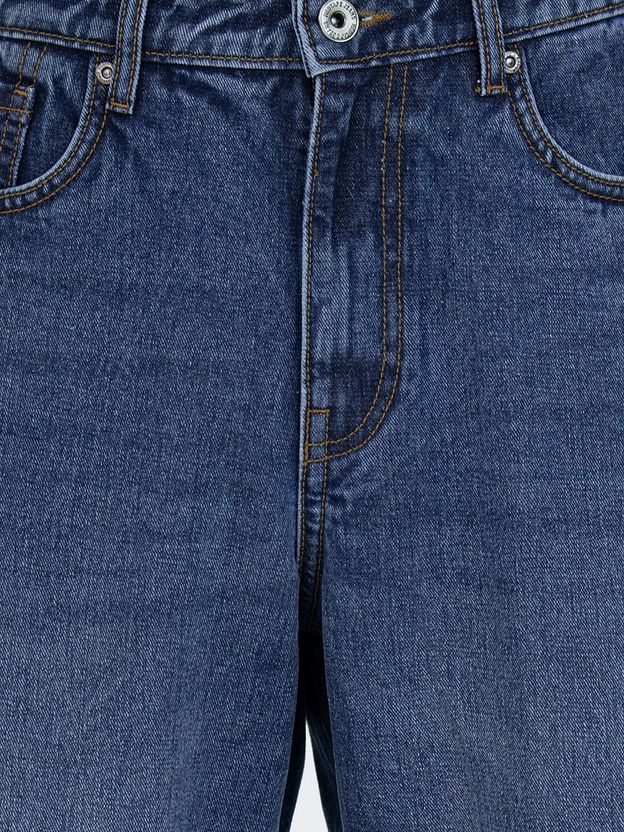 RED TAPE Men Loose Fit Mid Rise Blue Jeans - Image 6