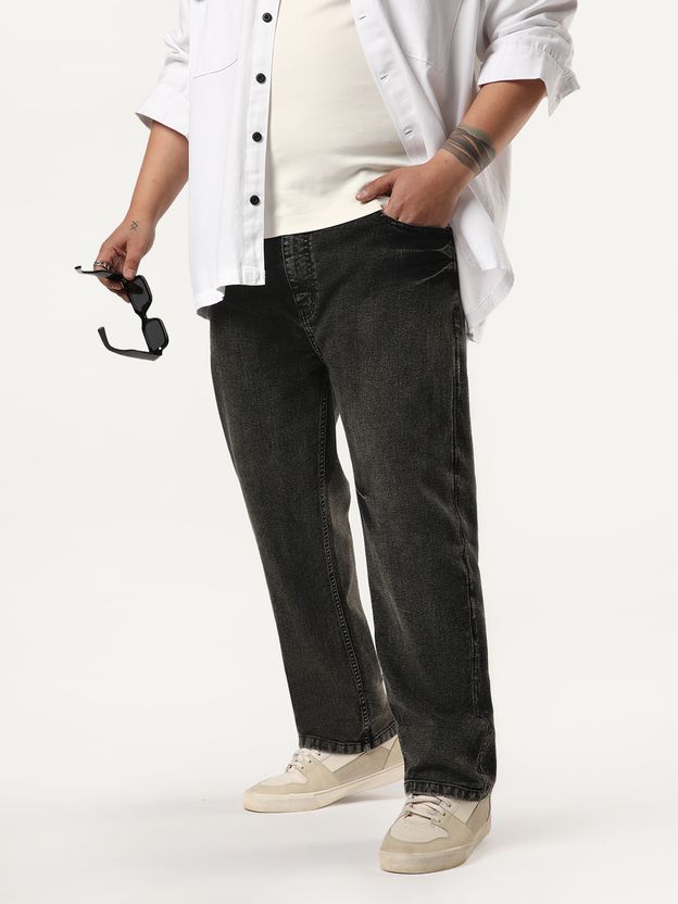 Urbano Plus Men Grey Mid Rise Jeans - Image 6