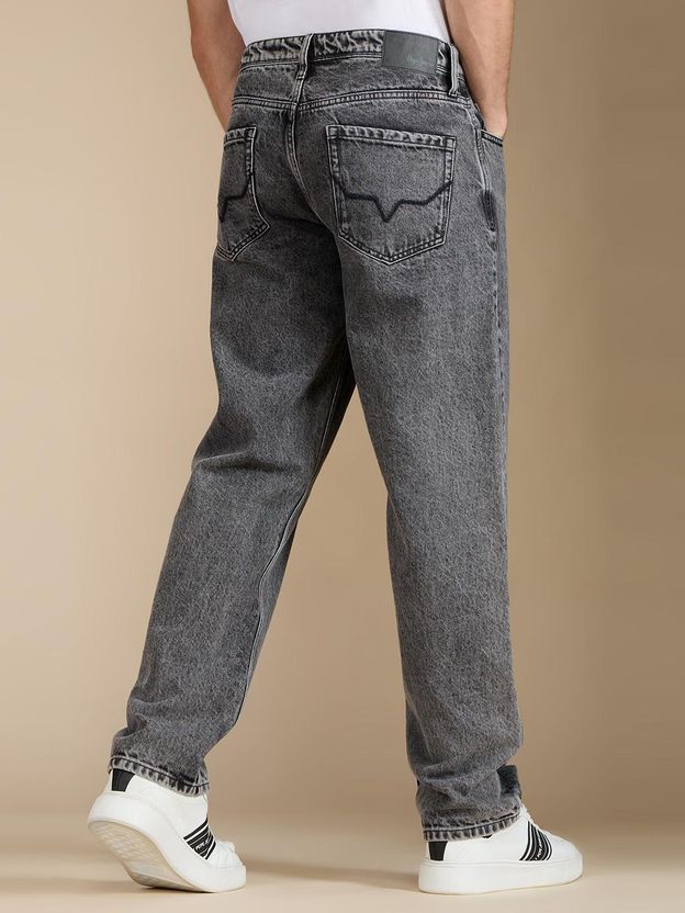 Pepe Jeans Men Relaxed Fit Mid Rise Grey - Image 3