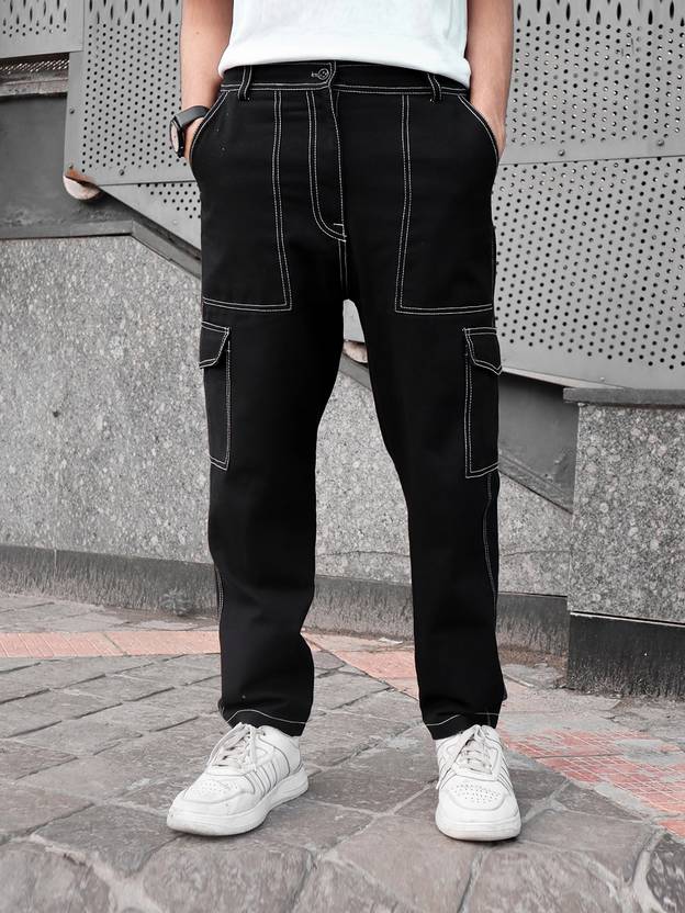 Masterly Weft Men Regular Mid Rise Black Jeans