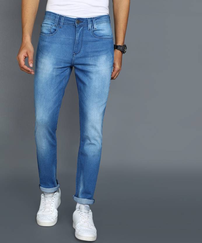 [Sizes 32, 34] DUCATI Men Slim Mid Rise Blue Jeans