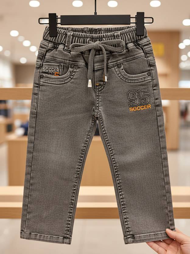 JFR Straight Fit Boys Brown Jeans