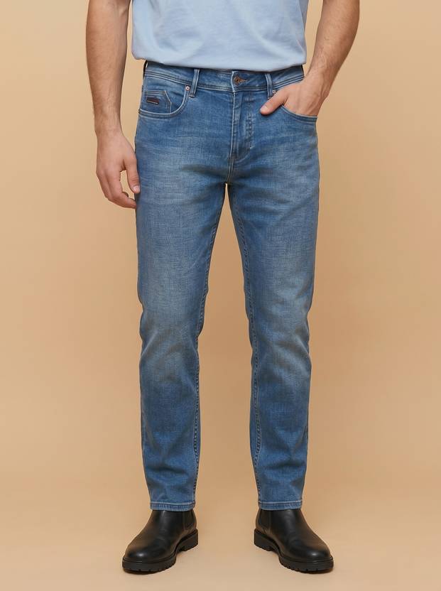 Pointer Straight Fit Men Blue Jeans